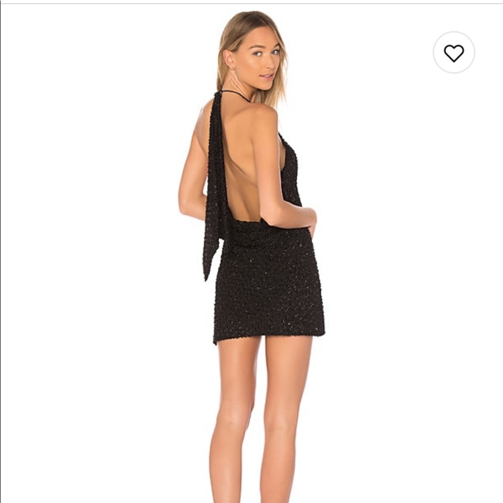 Revolve Black Sparkle Dress (NBD Brand)